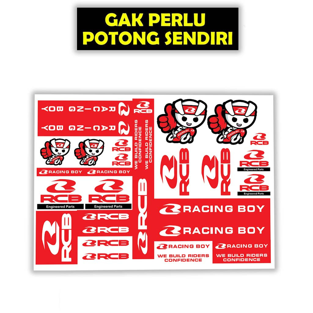Stiker Pack 1 Sponsor Racing, Stiker Motor, Sticker Motor, Stiker Racing Motor, Stiker Sponsor