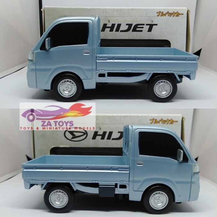 Pee99 Diecast Miniatur Daihatsu Hijet Hi-Max Pick Up Biru Dealerbox 1:32