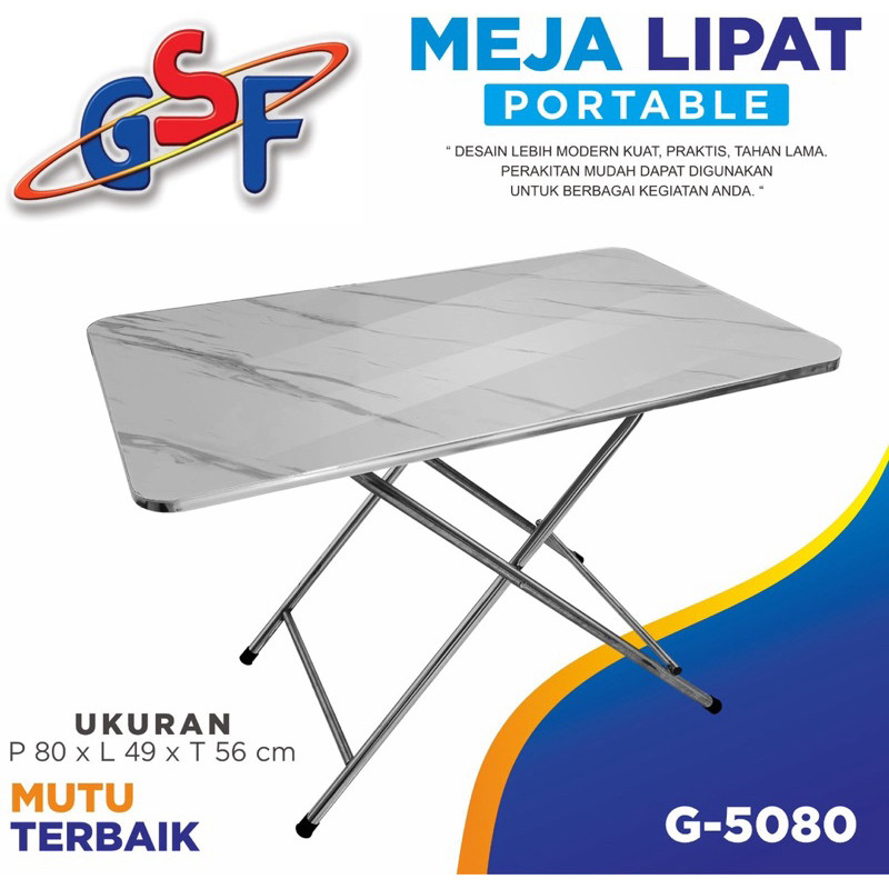 MEJA LAPTOP Portable Serbaguna Meja Kantor Meja Belajar GSF 5080/GSF GSF 1087  Packing Bubble Wrap