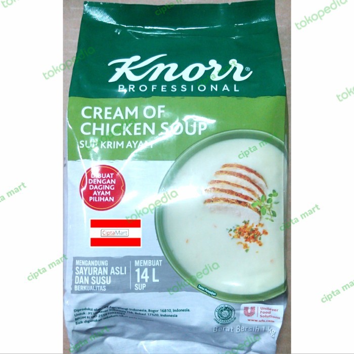 

[[PROMO]] Knorr Cream of Chicken Soup / Sup Krim Ayam 1 Kg