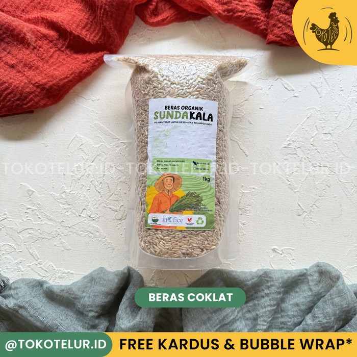 

NEW SALE!~ [Terlaris] SUNDAKALA - Beras Organik Sundakala 1KG | Merah-Hitam-Coklat-Mix - SK Beras Coklat
