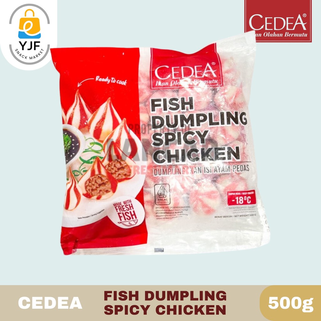 

CEDEA Fish Dumpling Spicy Chicken / Dumpling Ikan Isi Ayam Pedas 500g