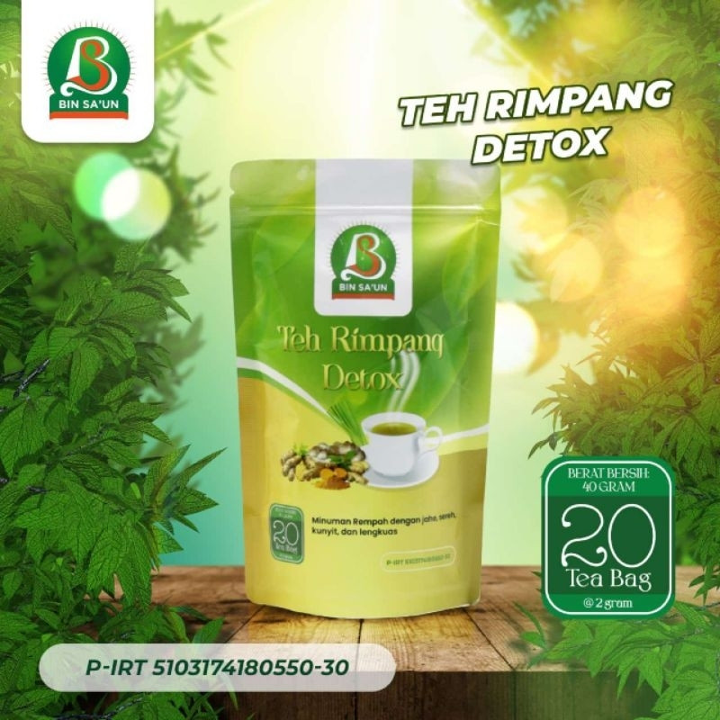 

Teh Rimpang Detox BIN SA'UN isi 20 tea bag