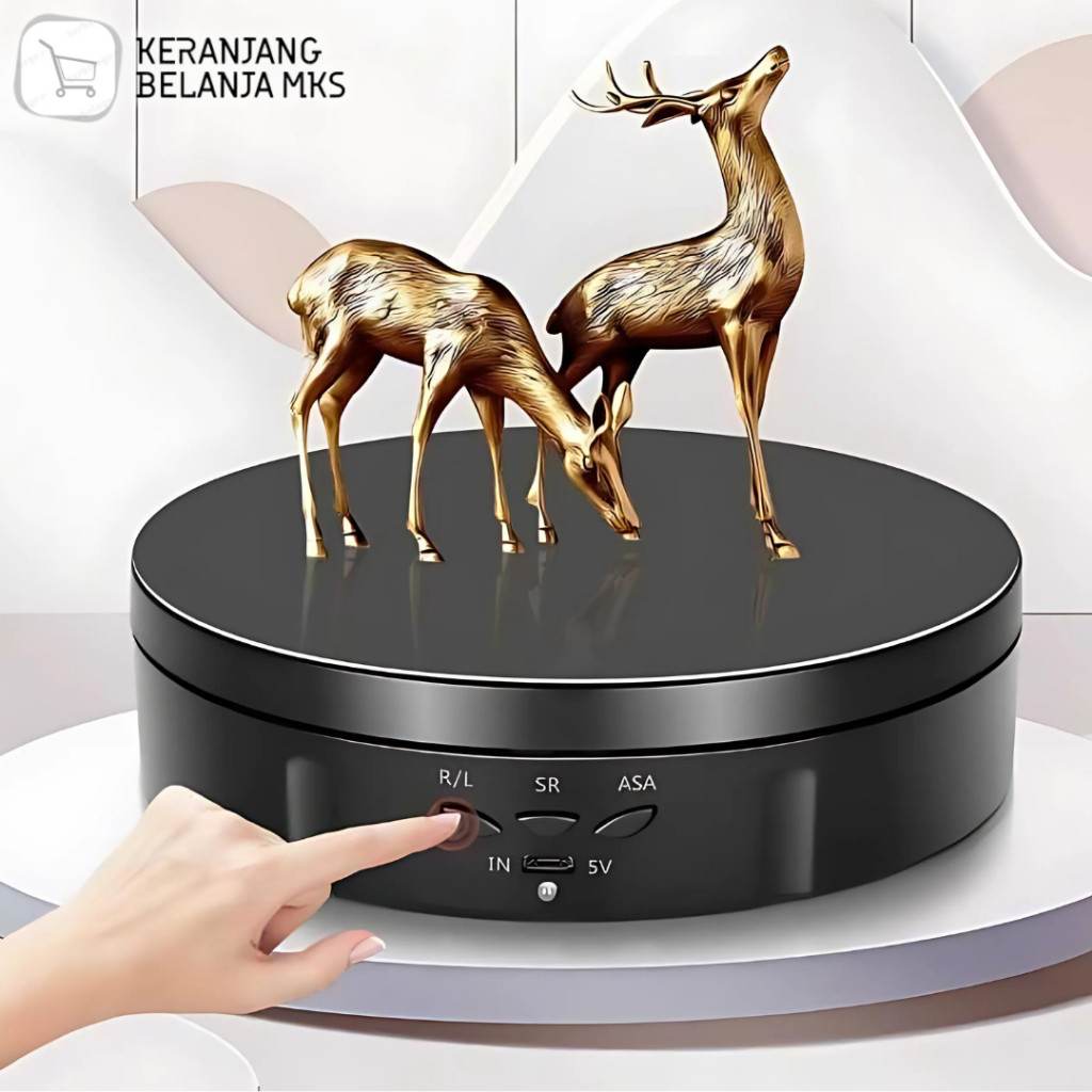 Alas Putar Display Fotografi Rotating Display Produk Stand Base