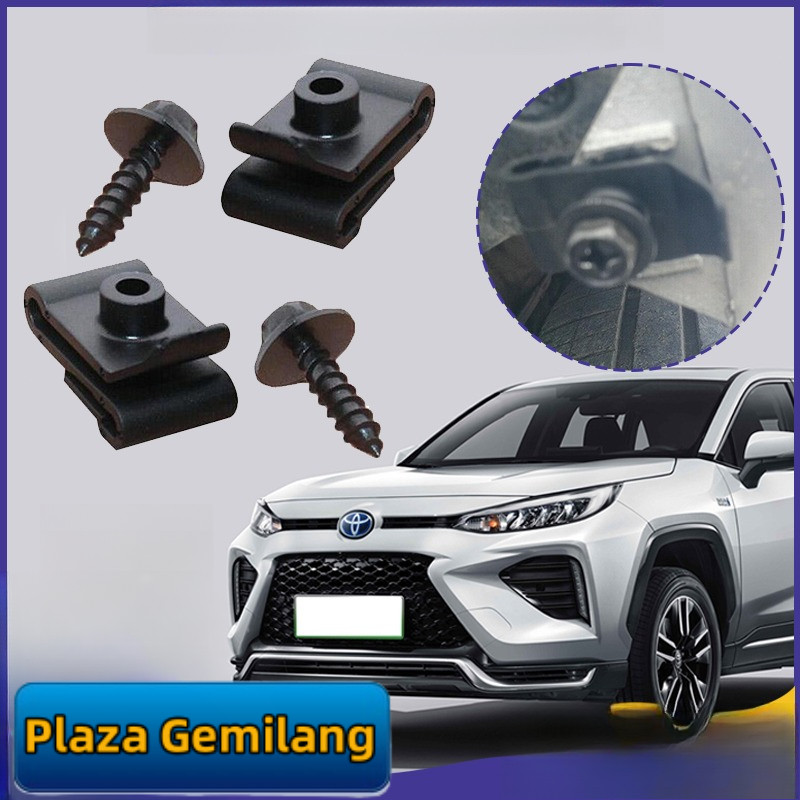 5Pcs Baut Fender Mobil / Klip Spakbor Toyota / Klip Lapisan Fender