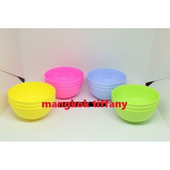 Mangkok kobokan warung plastik tifanny kecil / mangkuk sop sup viola