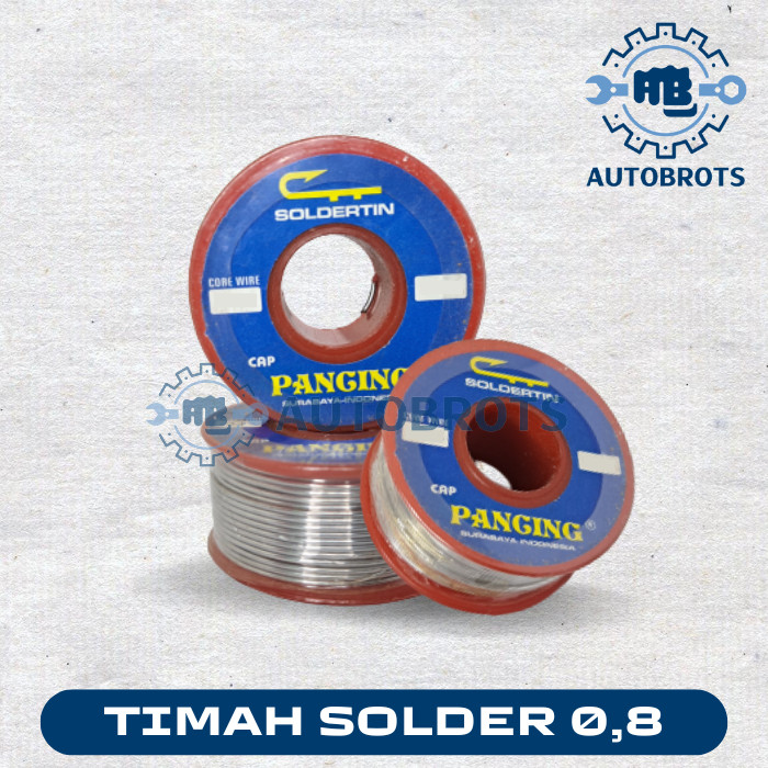 Timah Roll / Timah Solder Cap Pancing 0,8mm / 60/40 Besar 250gr