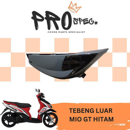 Ygp - Tebeng Luar Legsil Sayap Mio Gt 2Bj-F835V-00 2Bj-F835U-00 (P1-Hitam & P0-Putih)