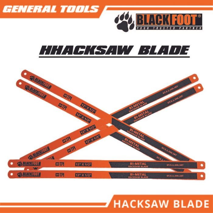BLACKFOOT Mata gergaji 12 inch 18 tpi24 tpi / Mata gergaji 18tpi 24tpi / Mata gergaji 12inch / Mata 