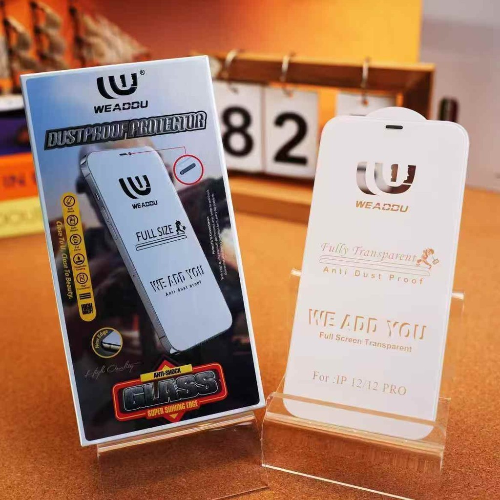 Pelindung Layar Tempered GLass Clear Anti Static Full Cover ESD Bisa Finger Print Unlock Display Dus