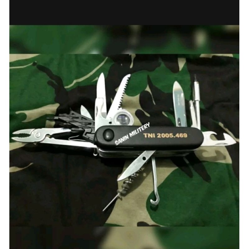 Survival kit Serbaguna Jatah TNI /  Survival kit / Pisau lipat Jatah TNI