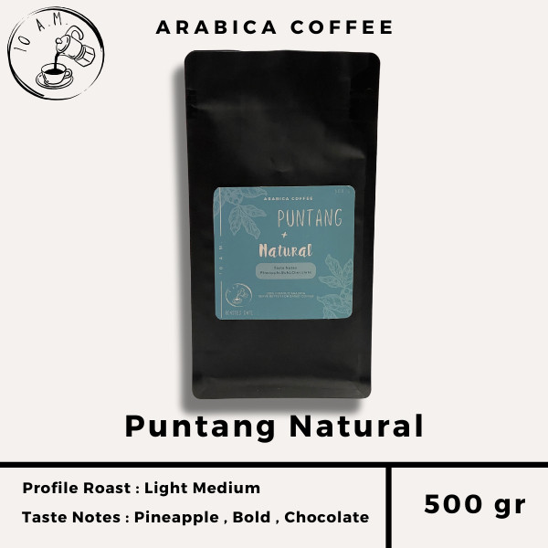 

10AM ROASTERY - Kopi Arabika Puntang Natural (500 gr)