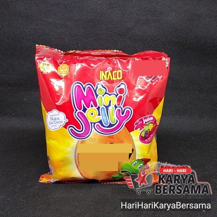 

MAKANAN RINGAN JELI INACO MINI JELLY NATA DE COCO JUICE BAG 15'S X 15GR