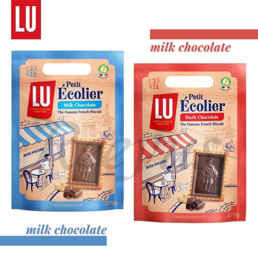 

LU Petit Ecolier Chocolate Biscuits Travel Edition asal Eropa