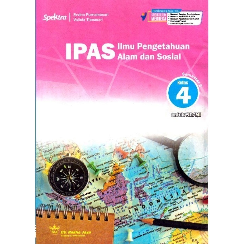Spektra IPAS Ilmu Pengetahuan Alam dan Sosial Kelas 4 untuk SDMI