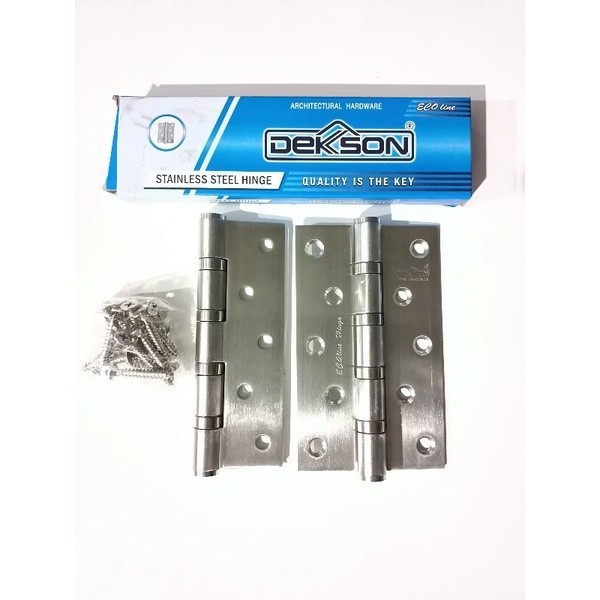 Engsel Pintu Dekson stainless steel Ecoline 5inchi 5"x3"x3mm 4BB / Engsel 5inch stainless terlaris