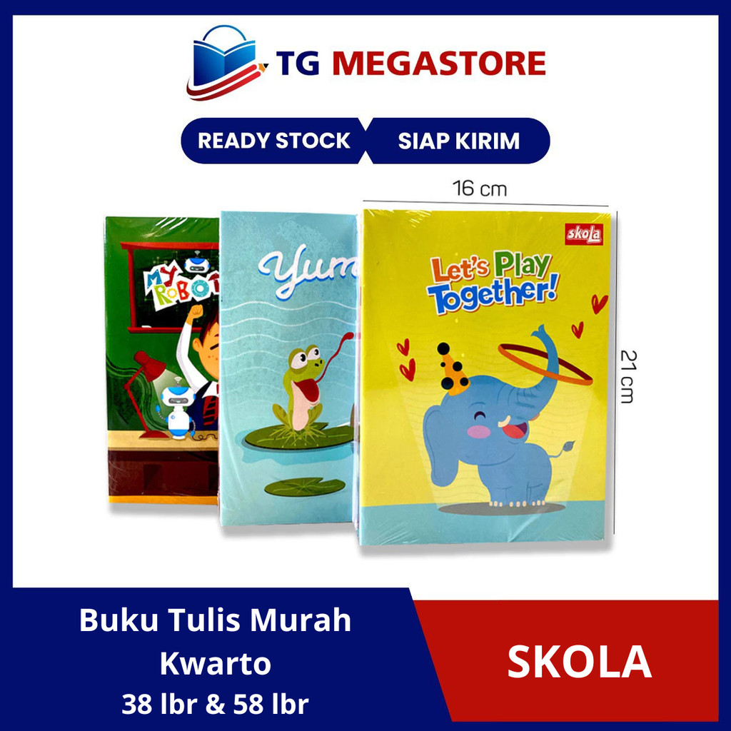 

Buku Tulis Skola Kwarto Murah