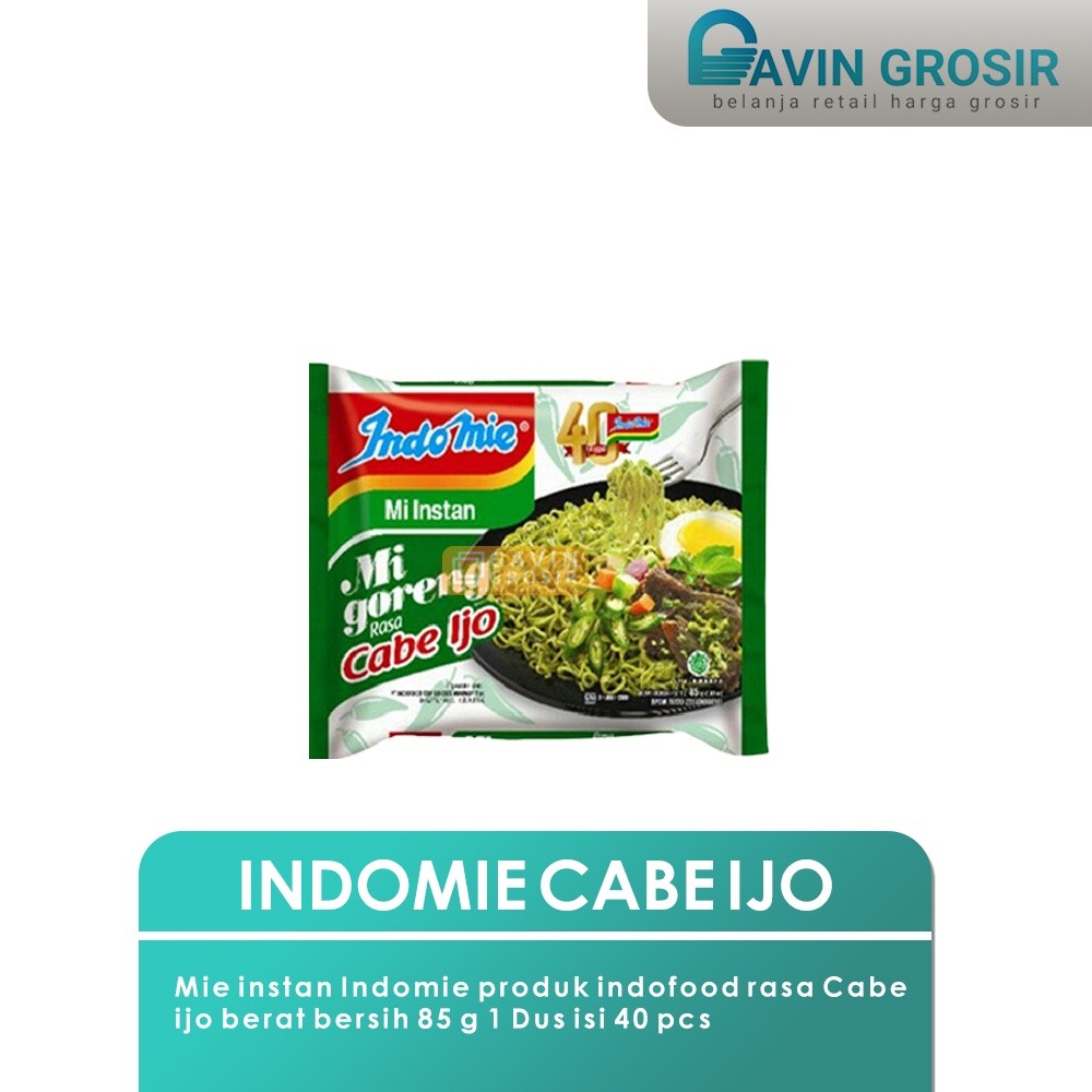 

Mie Instan Indomie Goreng Cabe Ijo