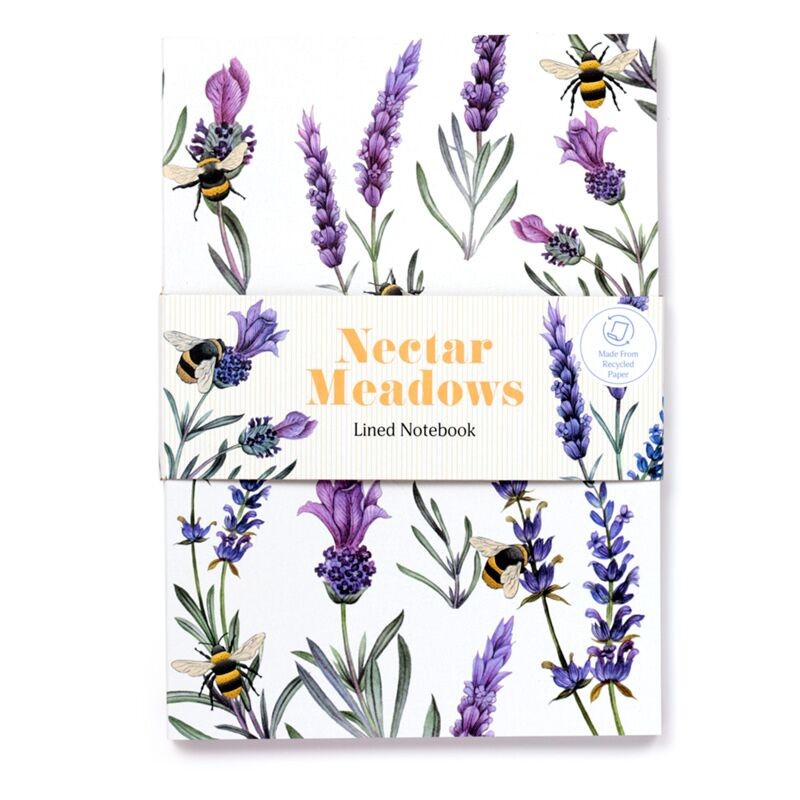 

Gift Puckator Nectar Meadows Recycled Paper A5 Notebook - GWP