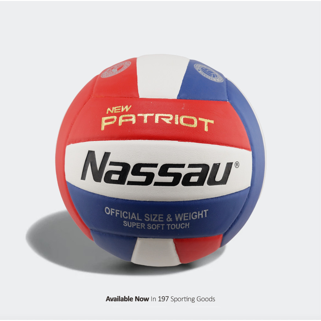 NEW NASSAU BOLA VOLLY NASSAU NEW PATRIOT/VOLI NASSAU SIZE 5 ORIGINAL 100% PREMIUM