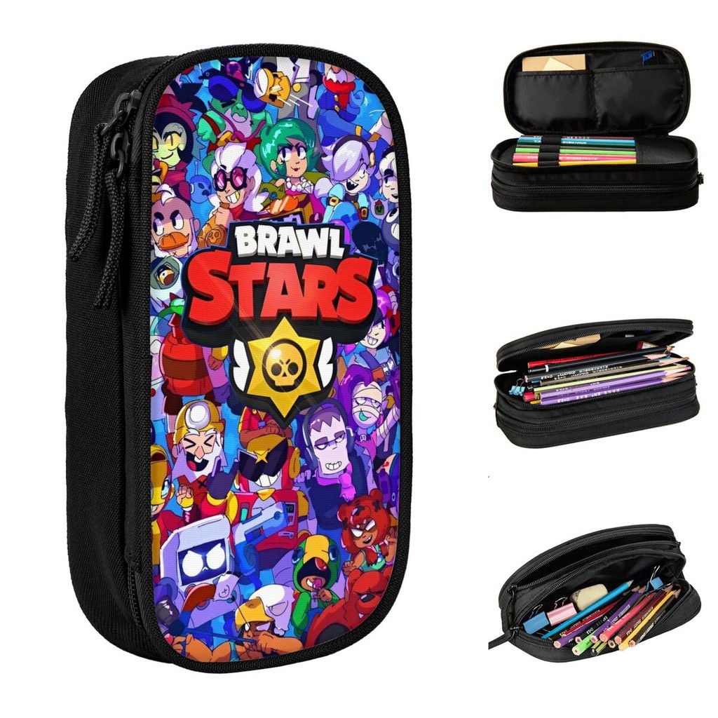 

Fashion Brawled Game Pencil Case Pencilcases Pen Box for Girl Boy Large Storage Bag Students School Zipper Stationery