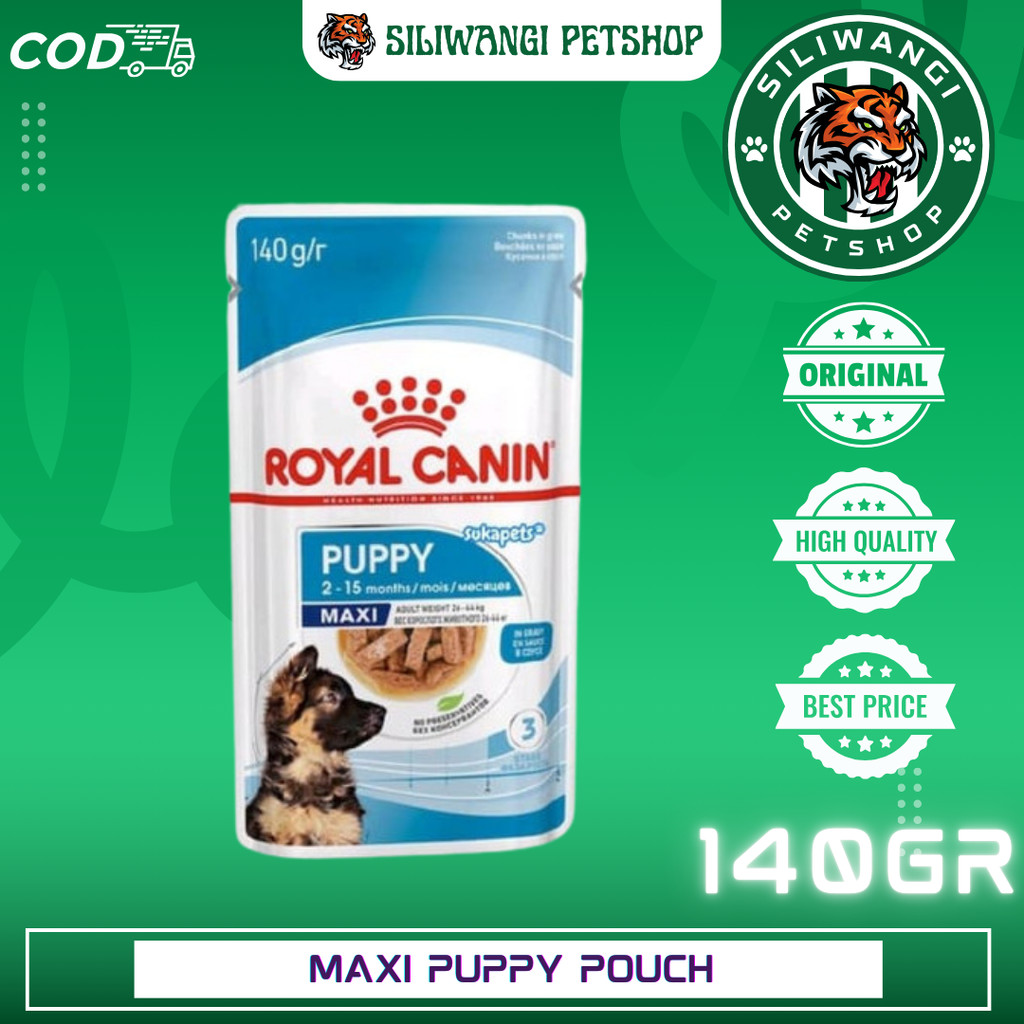 ROYAL CANIN MAXI PUPPY WET POUCH / WET FOOD 140GR