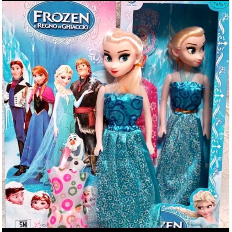BONEKA PRINCESS ELSA+BAJU GANTI