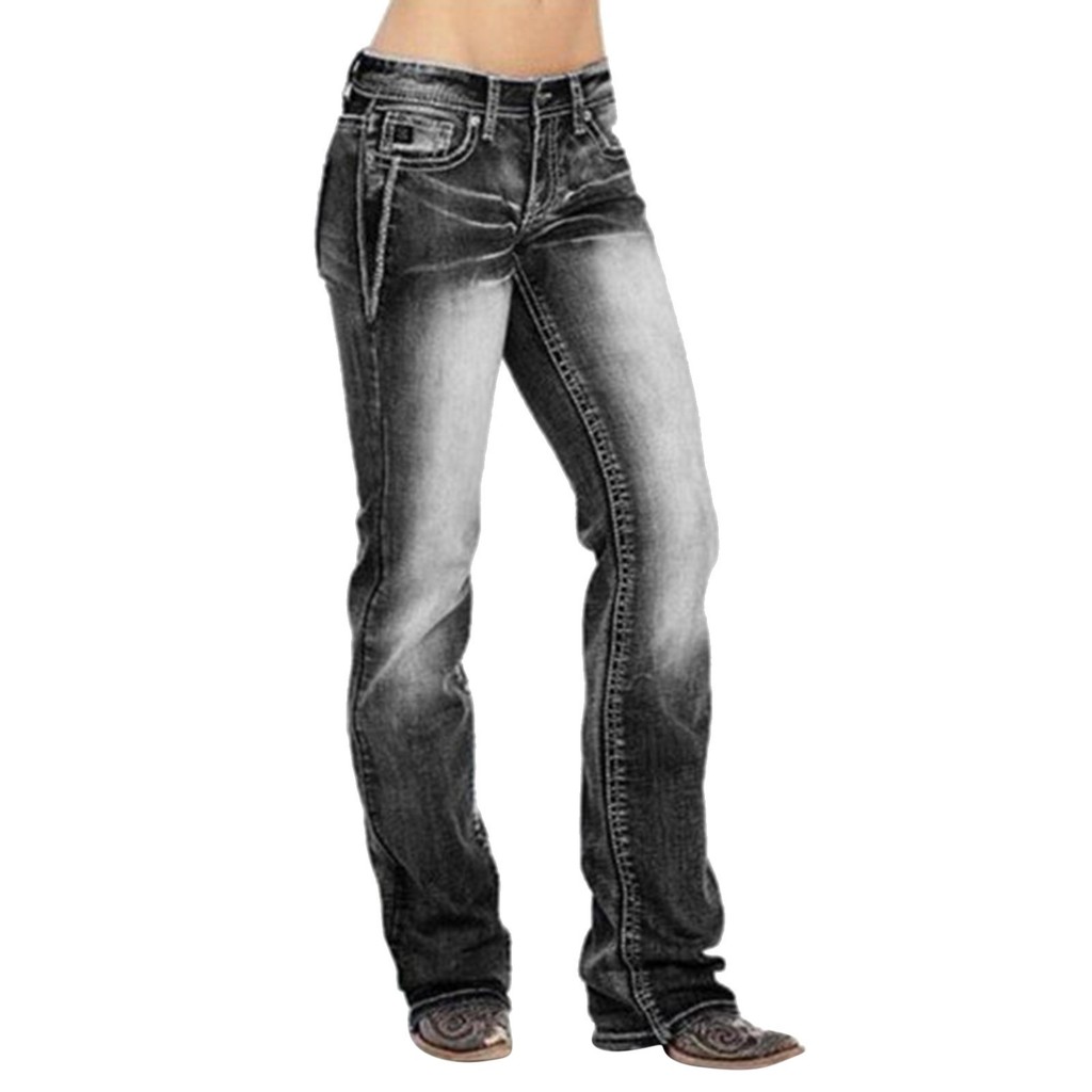 Mid Rise Bootcut Jeans For Women Fashionable oice For Every Occasion Top Quality Trousers Women Wide