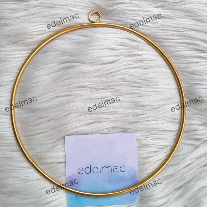 Ring Kawat / Besi Macrame Dekor Gantungan Karangan Bunga | DIY Flower - Lingkaran