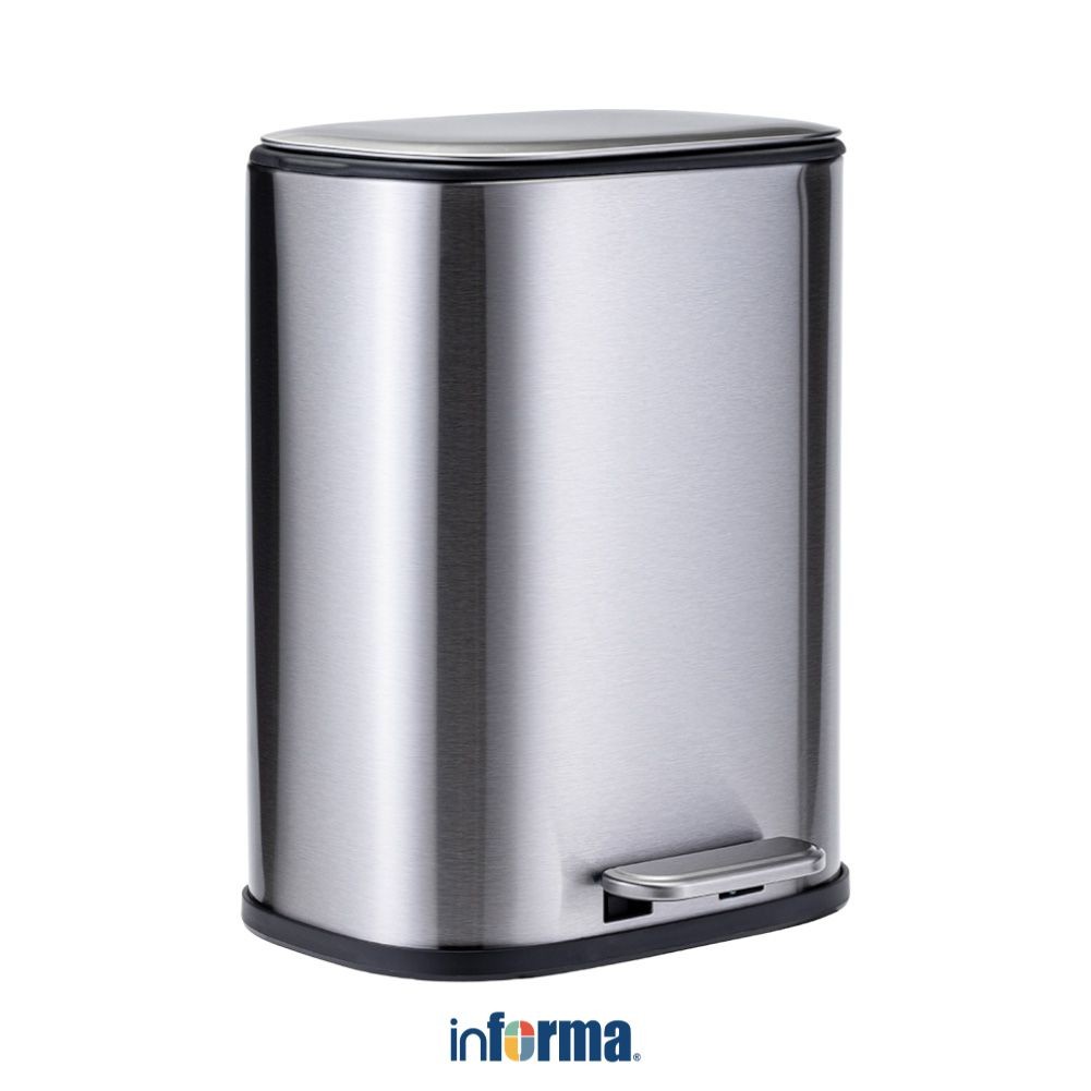 Informa Jade Tempat Sampah Pedal Fingerprint Free Tong Sampah Wadah Pembuangan Alat Kebersihan Trash