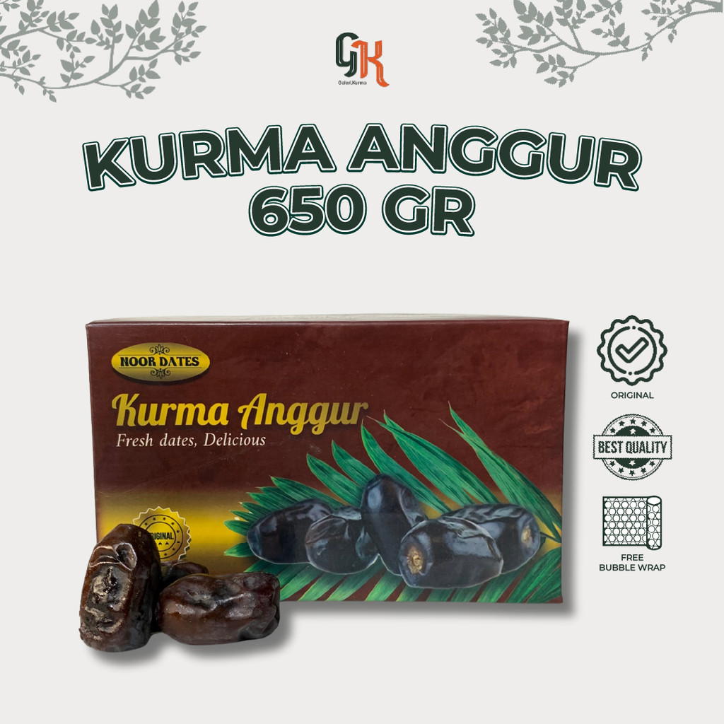 

KURMA ANGGUR NOOR DATES ORIGINAL 650gr