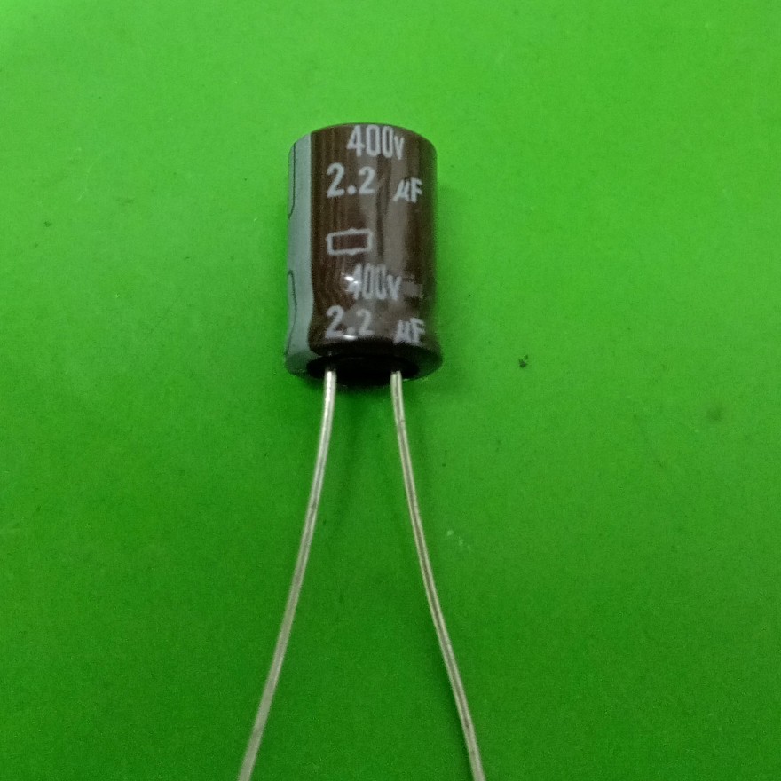Kapasitor elko 2,2uF 400V elco 2.2uf 400v elco 2.2uf 400v 2.2uf 400volt 2.2 uf 400 volt 2,2uf