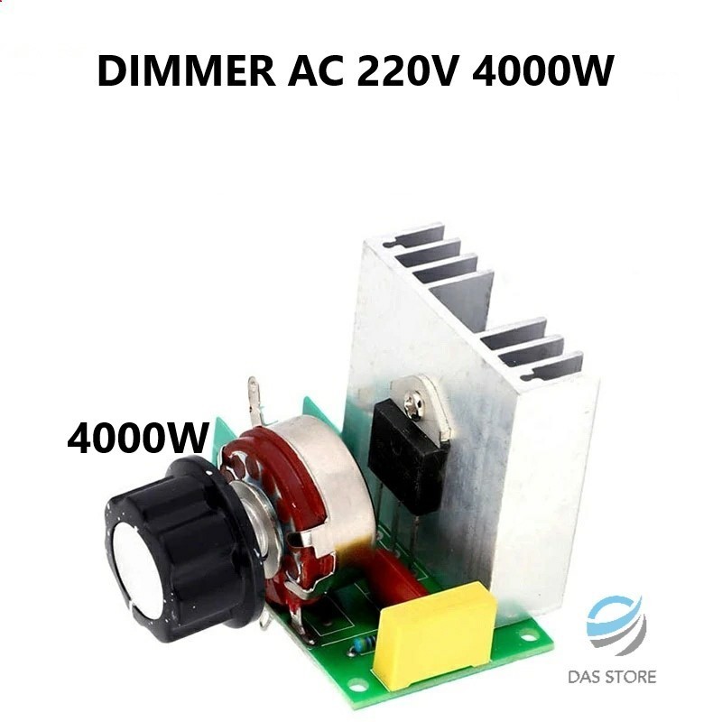 Dimmer AC 220V 4000W - 220 Volt 4000 Watt SCR Voltage Regultor