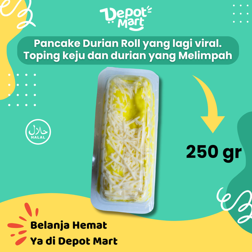

Pancake Durian Roll Premium Viral dari Depot Mart