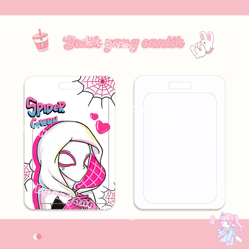 

ID CARD HOLDER,Tempat Kartu Spiderman Pink Kreatif, Cocok untuk Kantor/Sekolah, Kartu Pelajar/Kartu Transportasi, Kartu Akses, KTP, Flazz, Kartu Kredit Elektronik dan Uang Elektronik.