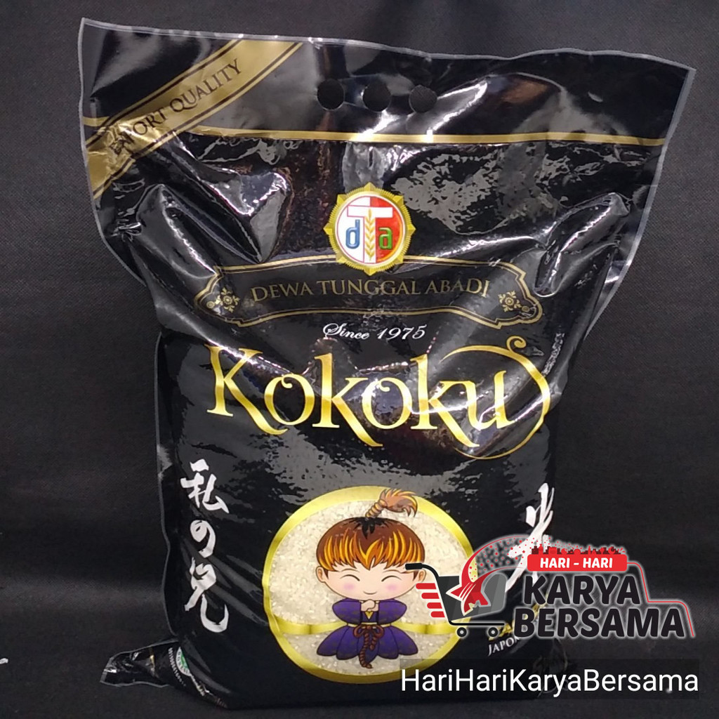 

BERAS JEPANG KOKOKU PREMIUM JAPONICA RICE 5KG