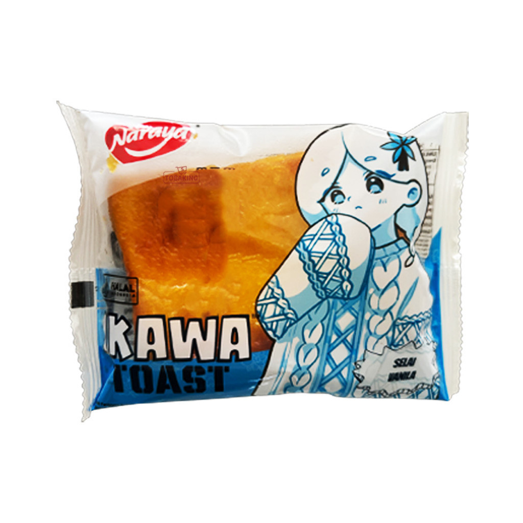

#INTERFOOD Naraya Ikawa Toast Roti Isi Coklat Cheese Vanila Srikaya Pandan 60gr