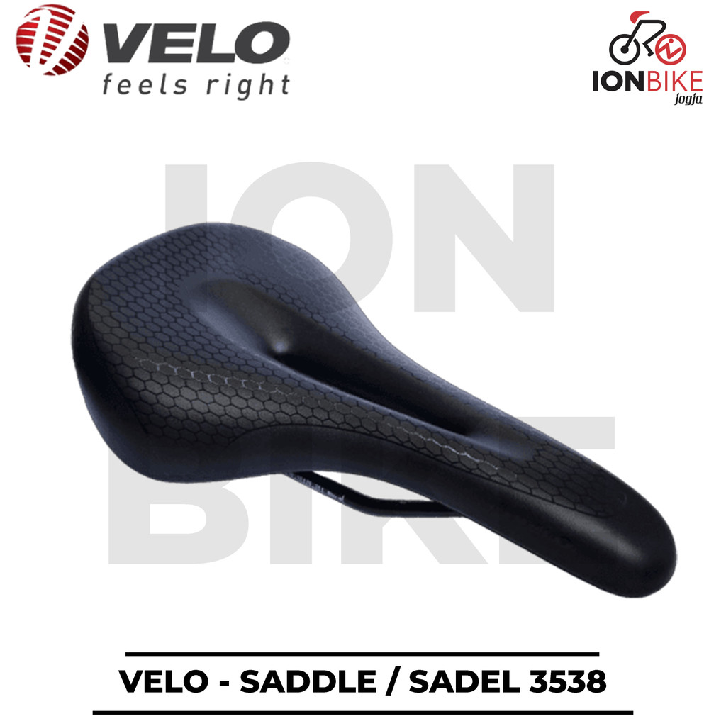Sadel Velo 3538 Gel Saddle Sepeda MTB Balap Slim Empuk Lubang Aero Murah Roadbike Road Bike Lipat Se