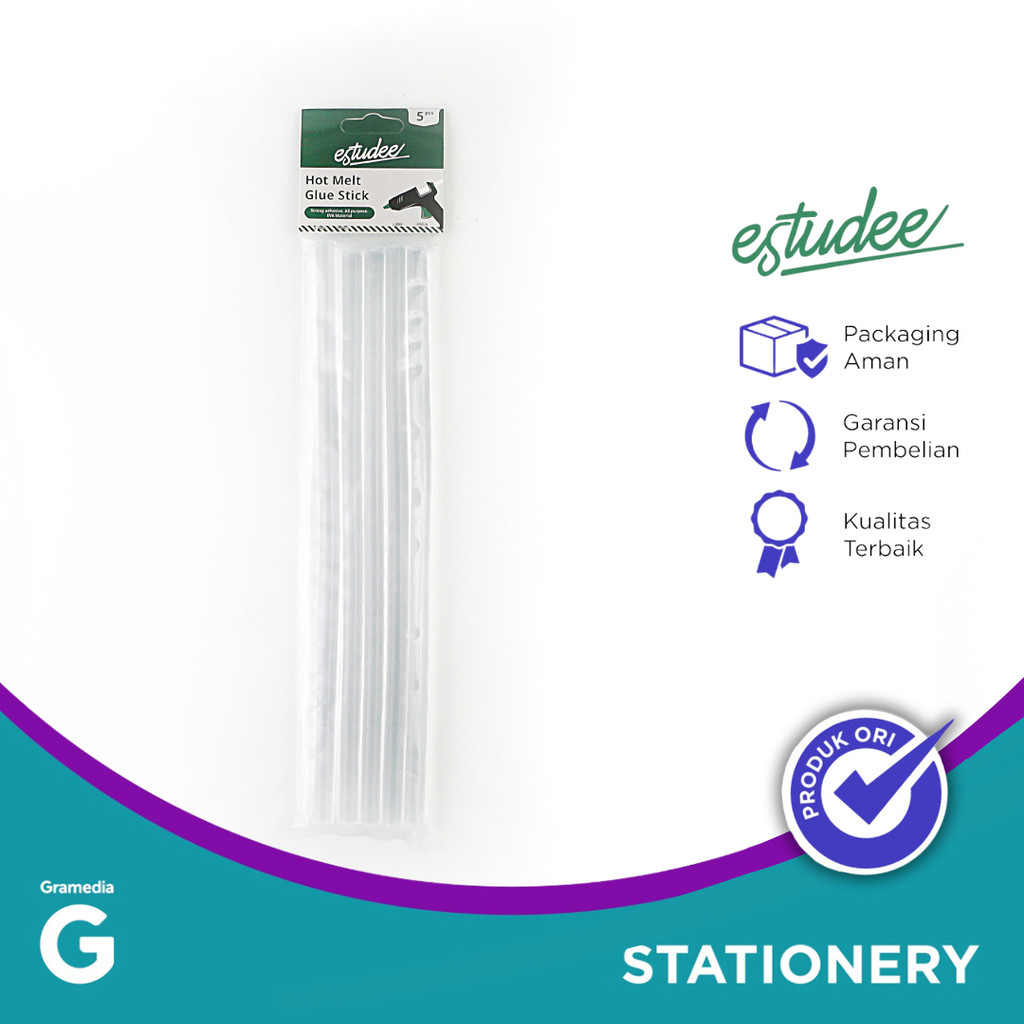 

Estudee Hot Melt Glue Stick 20Mm/5Pcs Es-Hg7