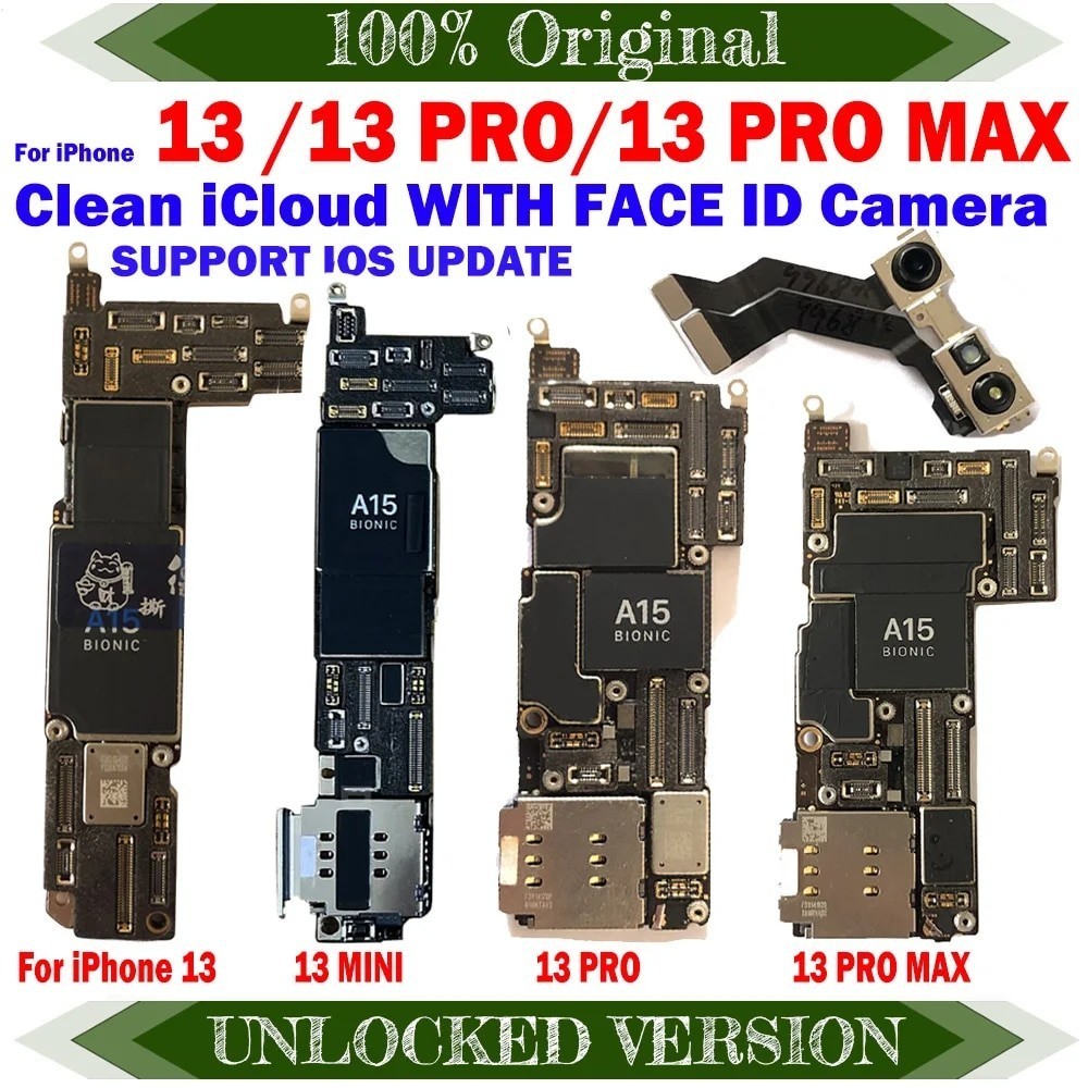 Motherboard Support iOS Update For iPhone 13 Pro Max / 13Pro / 13 Mini Clean iCloud Main Logic Board