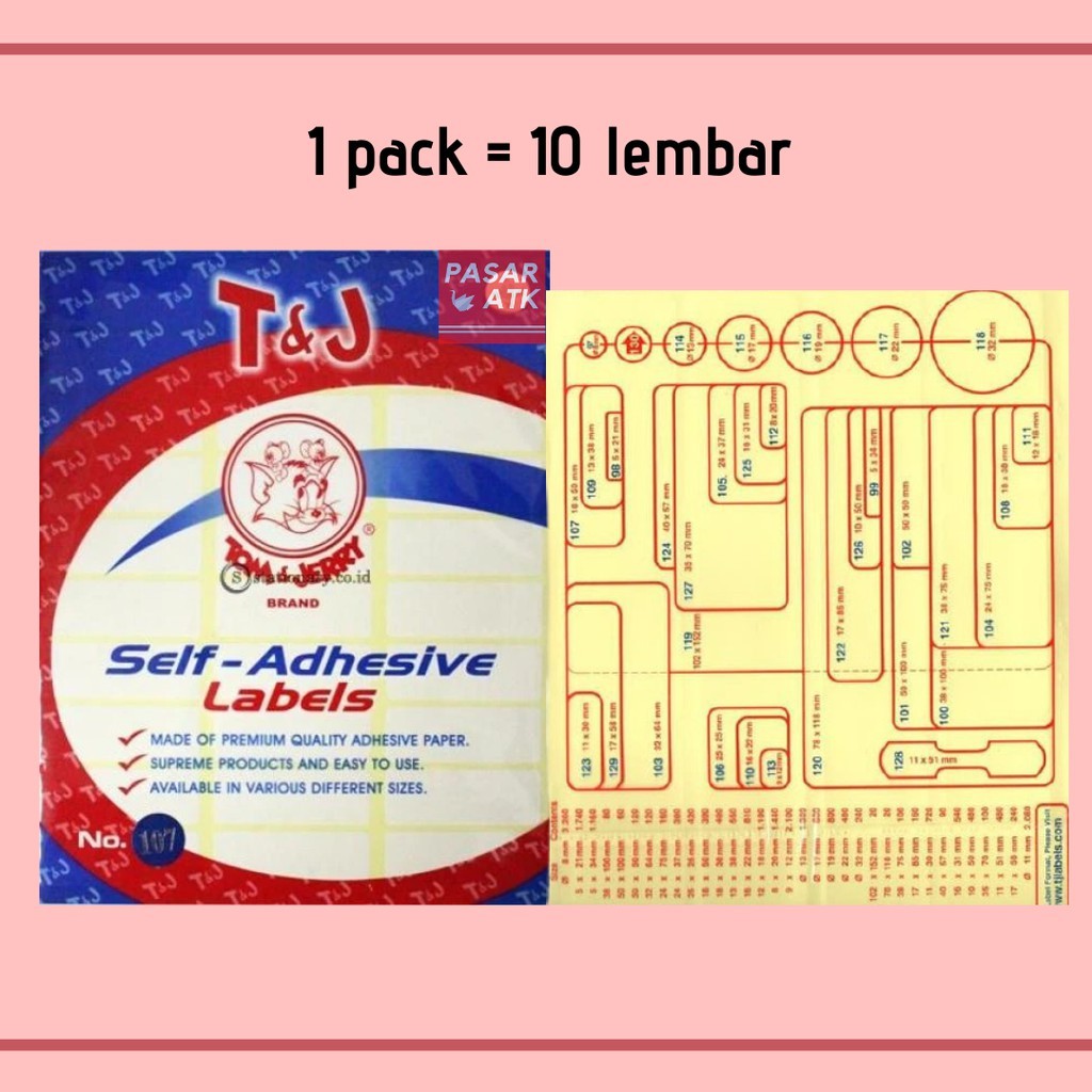 

Label Sticker Undangan TOM & JERRY (pcs)