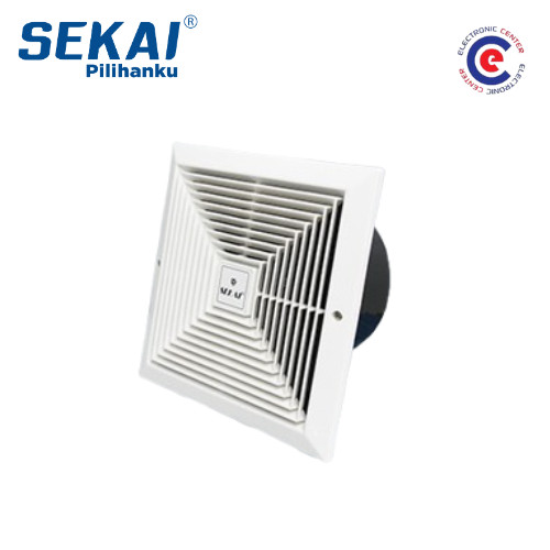 Kipas Hisap Exhouse fan SEKAI 1091 Plafon dak 10" hexos kamar mandi - NO BUBLE WRAP