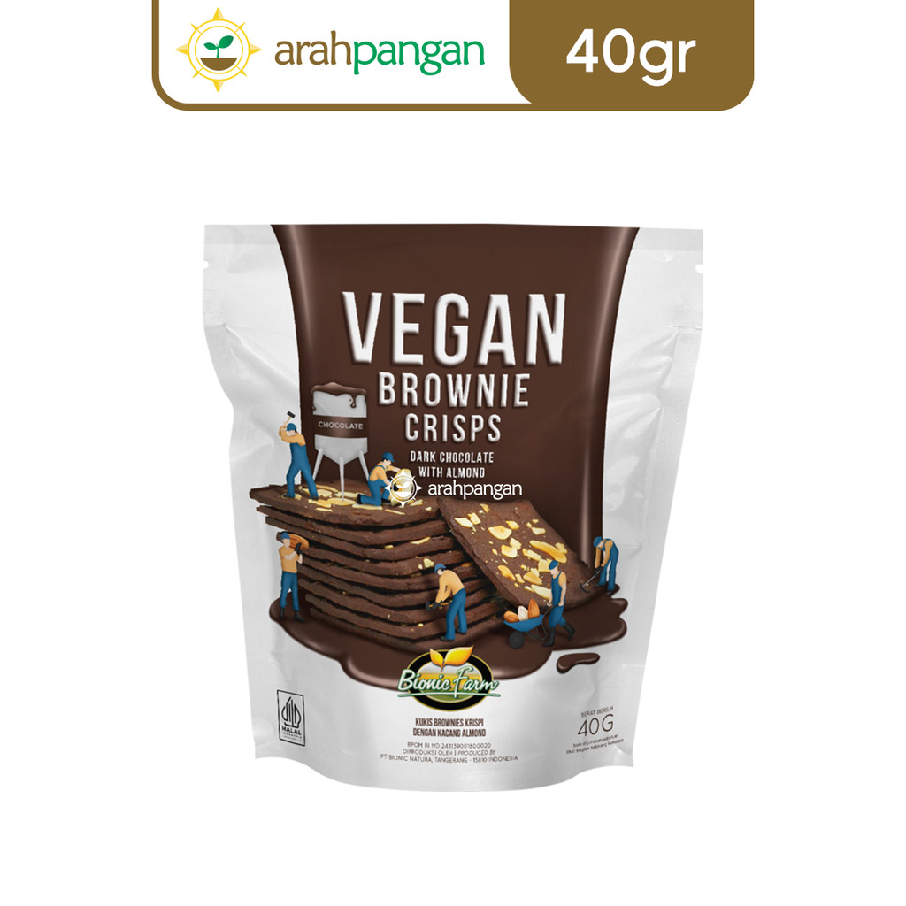 

Vegan Brownies Crips CHOCO Bionic Farm 40gr