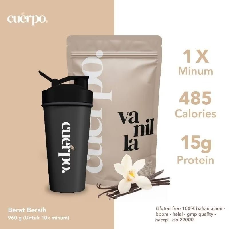 

Cuerpo Susu Rasa Vanilla - Susu Tinggi Kalori 960Gr cuerpo original BPOM