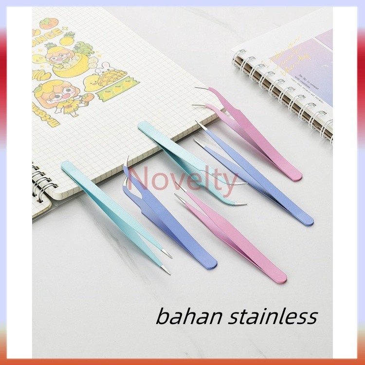 

Novelty Tweezer Sticker /Pinset Bengkok/ Pinset Lurus