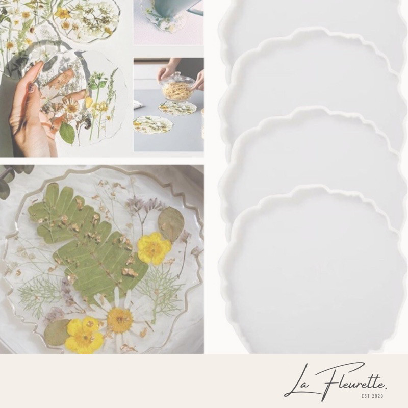 Cetakan Silikon Nampan Cetakan Resin Bulat Cetakan Resin Kotak Cerakan Resin Hati Cetakan Resin Coas