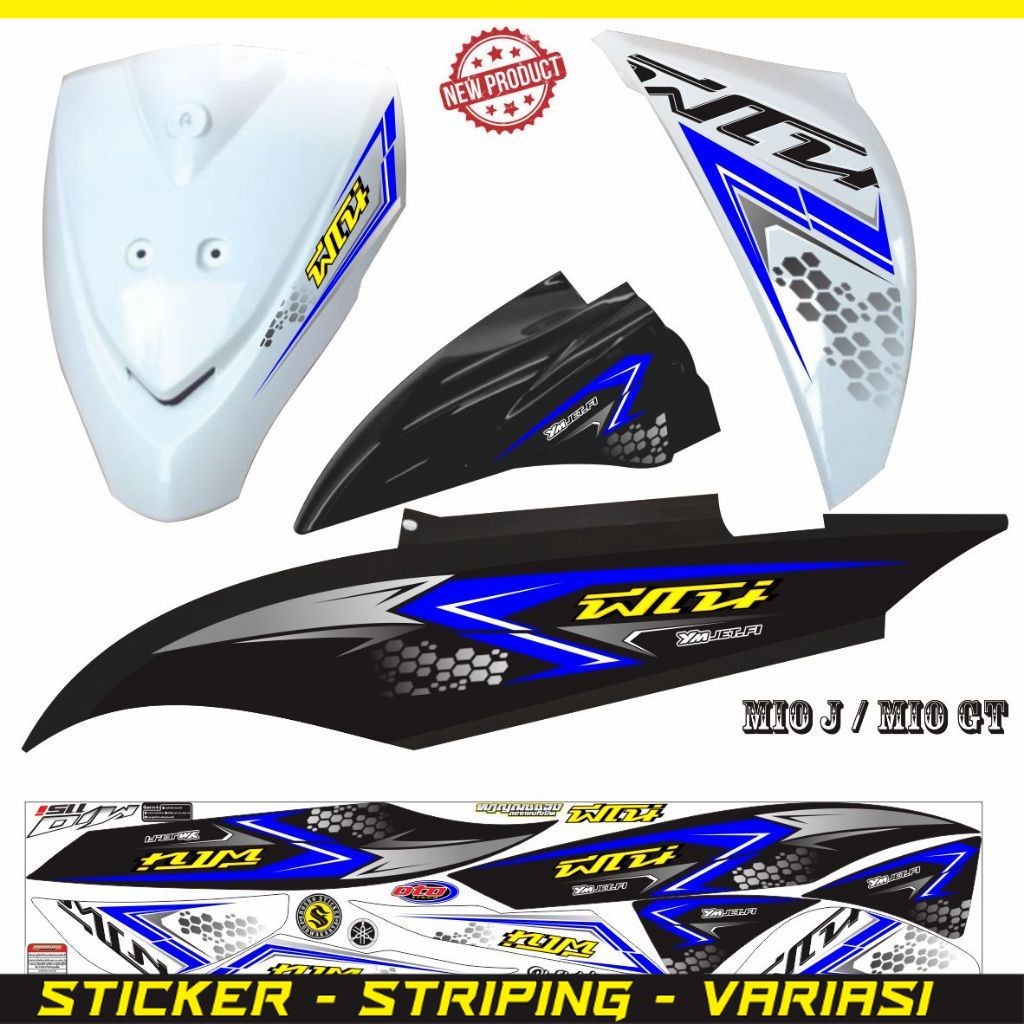 COD / STIKER MOTOR MIO J / MIO GT STRIPING TERKEREN