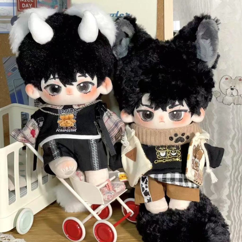 20cm Omniscient Reader Yoo Joonghyuk Kim Dokja BL Plush Doll Hoodie Dress Up Cotton Doll Toys For Gi