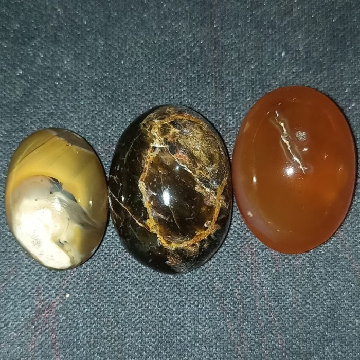 Paket Nomor 36 Natural Batu Akik Motif Gambar Unik Antik Bukan Cincin Perak Emas Bacan Pirus Kecubun