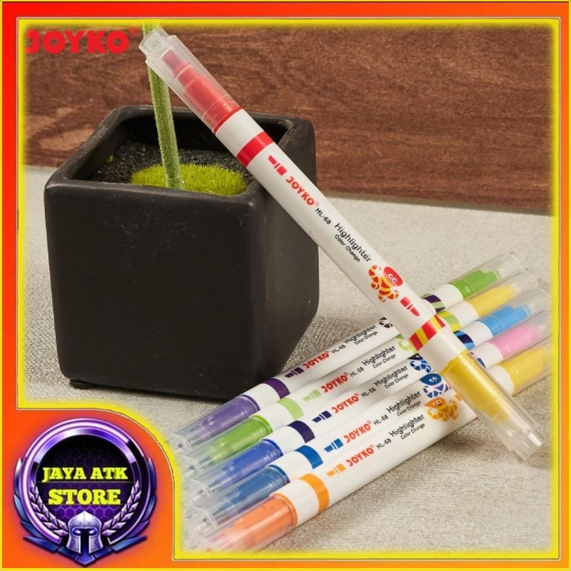 

Magical Highlighter HL-68-6 Penanda Berwarna 1 Set 6 Pcs Warna